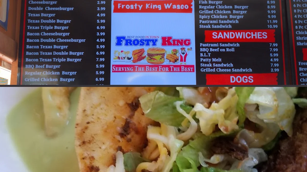 Counter service area with quick-bite meals.