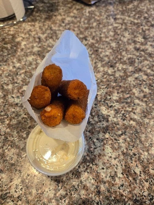 Kids' meal served with a simple side.